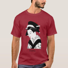 Camiseta vermelha de Ano Novo chinesa