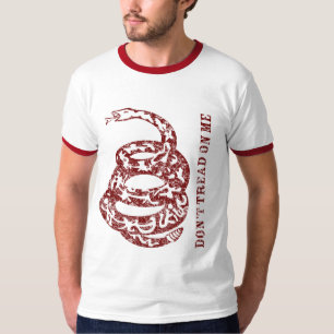 Camiseta vermelha de Gadsden