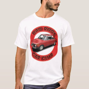 Camiseta Vermelha do Dad Rods Car Club 2001