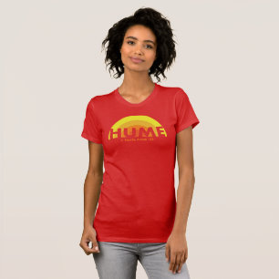 Camiseta Vermelha Equipe feminina