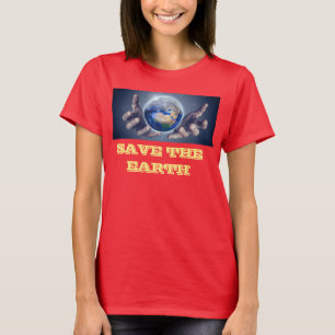 Camiseta vermelha feminina