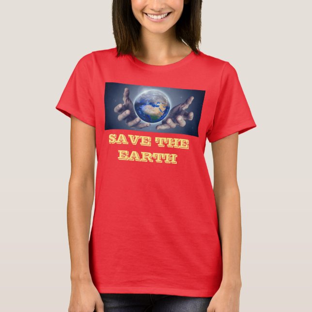 Camiseta vermelha feminina (Frente)