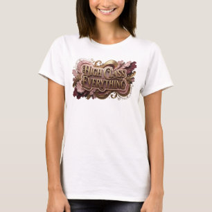 Camiseta Vermelha Limpa HIGH CLASS EVERYTHING