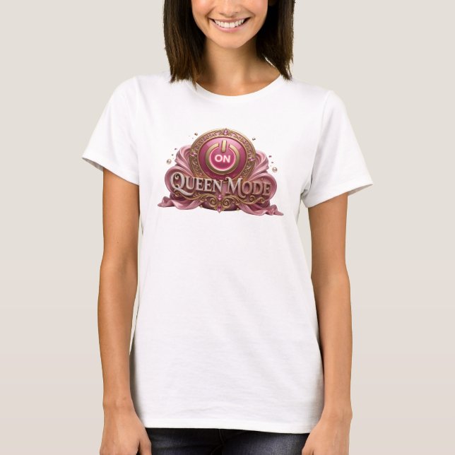 Camiseta Vermelha Marcante em MODELO RAINHA (Frente)