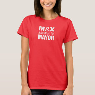 Camiseta Vermelha MaxForMayor