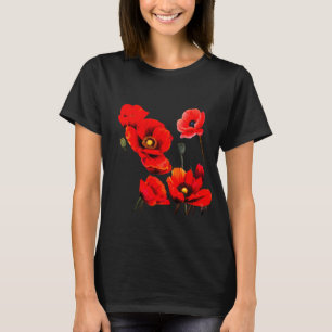 Camiseta Vermelha Papoula