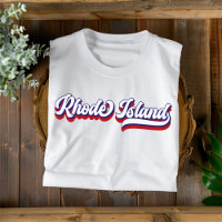 Camiseta Vermelha Rhode Island Red White e Blue Vi