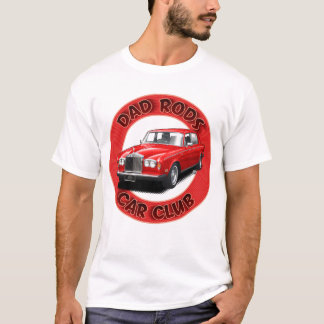 Camiseta Vermelha Royal Rolling do Dad Rods Car Cl