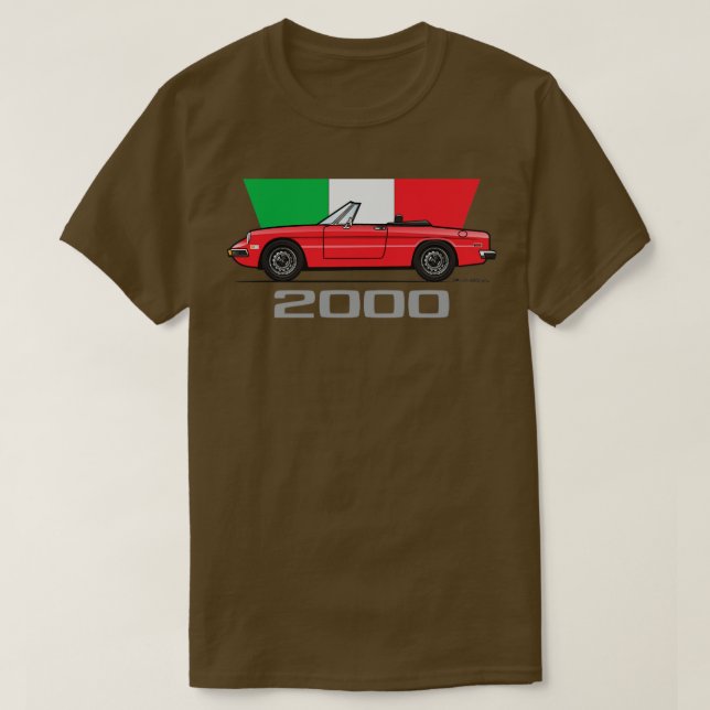 Camiseta vermelho 2000 (Frente do Design)