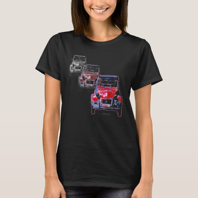 Camiseta vermelho 2CV x 3 (Frente)