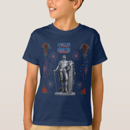Camiseta Vermelho Branco Brilho azul-marinho vívido