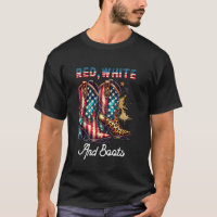 Vermelho Branco E Botas Coquete Cowgirl Fofo 4 de 