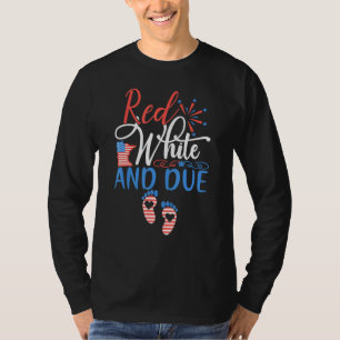 Camiseta Vermelho Branco E Vencimento 4 De Julho, Independe