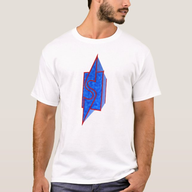 Camiseta Vermelho contra o azul (Frente)