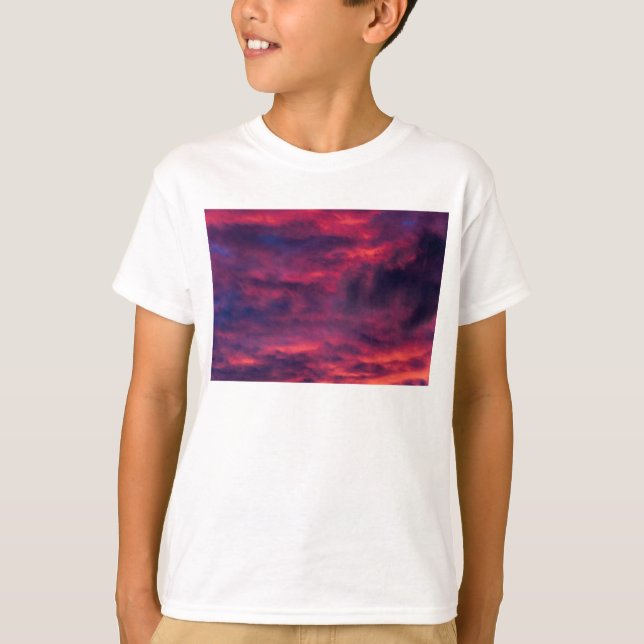 Camiseta vermelho de agosto (Frente)