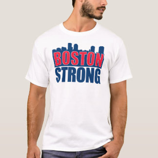 Camiseta Vermelho de Boston & azul fortes