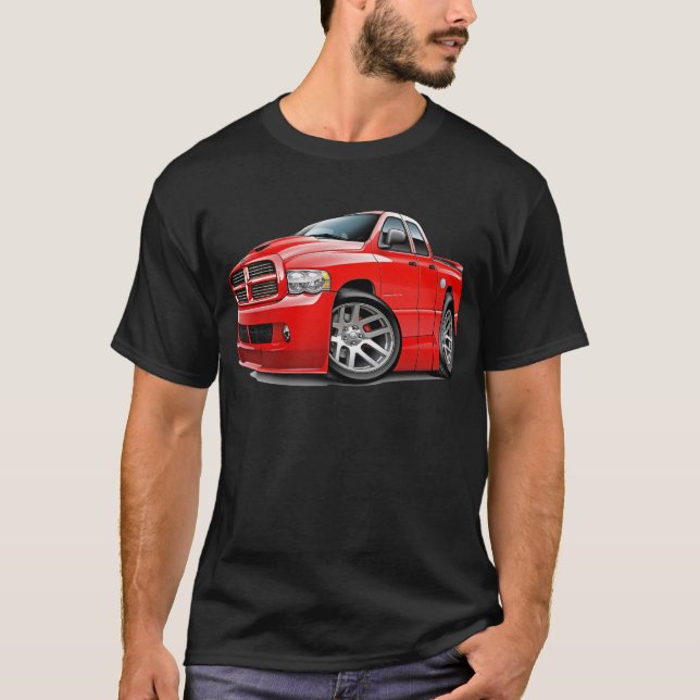 Camiseta Vermelho de Dualcab da ram de Dodge SRT10 (Frente)