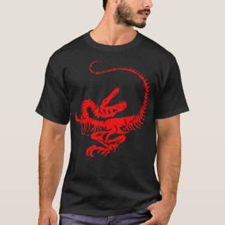 Camiseta Vermelho Desossado