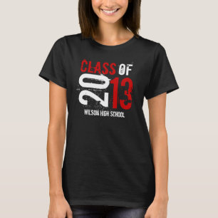 Camiseta Vermelho e branco - classe superior de 2013