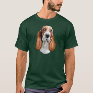 Camiseta Vermelho e Branco do Cesto de Base