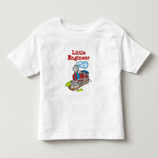 Camiseta Vermelho e trem azul pouco engenheiro