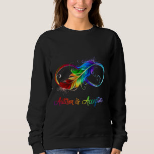 Camiseta Vermelho Em Vez De Autismo É Aceitação Não Consciê