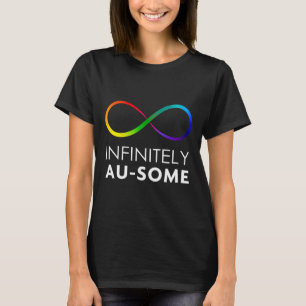 Camiseta Vermelho Em Vez De Autismo - Infinitamente Au-some