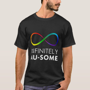 Camiseta Vermelho Em Vez De Autismo - Infinitamente Au-some