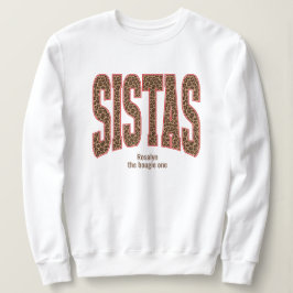 Camiseta Vermelho + Estampa de Leopardo Esportivo SISTAS