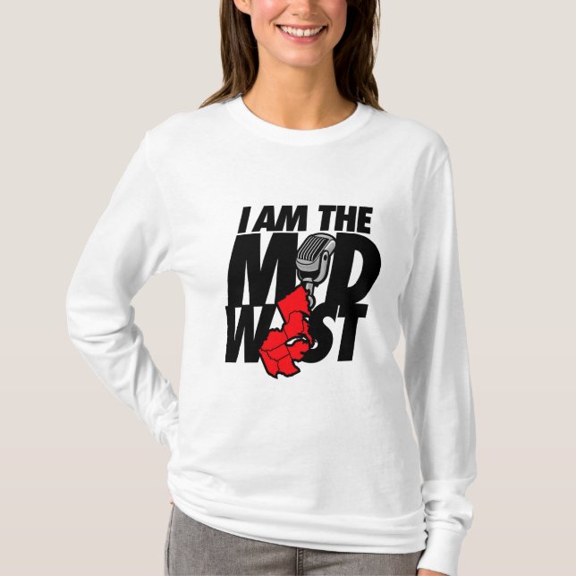 Camiseta Vermelho eu sou o Midwest (Frente)