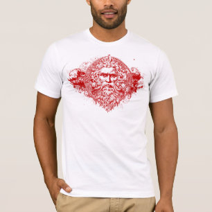 Camiseta Vermelho grego do deus