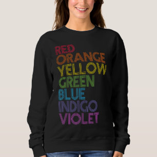 Camiseta Vermelho Laranja Verde Amarelo Azul Indigo Violeta