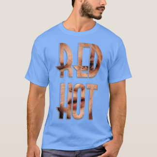 Camiseta vermelho quente