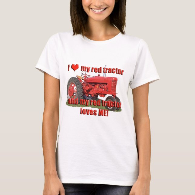 Camiseta vermelho_trator_amor (Frente)