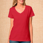 Camiseta Vermelho-Víscera / Personalizar<br><div class="desc">T-Shirt: Crie a sua camiseta personalizada com texto. Ajustes fáceis (botão Editar Design) adicionando mais texto,  cores de fundo ou mais imagens.</div>