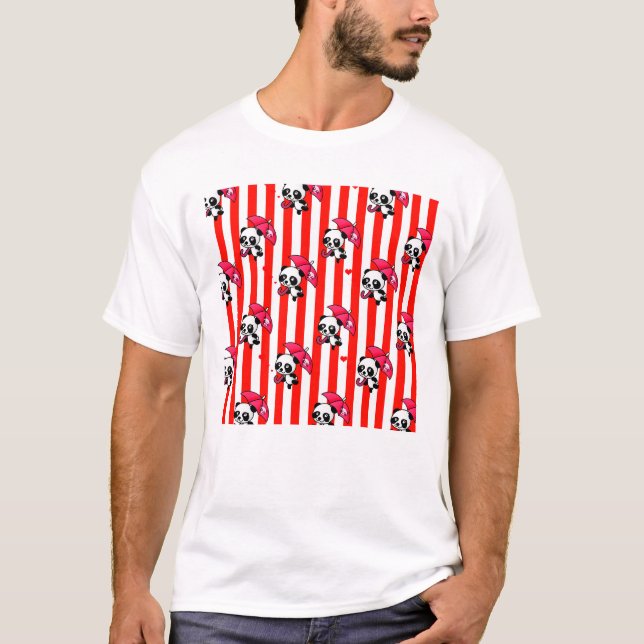 Camiseta Vermelho White Stripes Cugado (Frente)