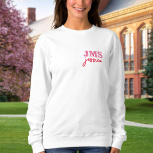 Camiseta Vermelhos Vermelhos Modernos - Três Letras Monogra