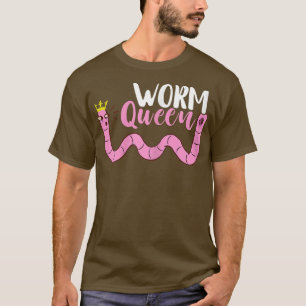 Camiseta Vermica do Verme Vermic da Rainha da Agricultura