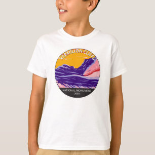 Camiseta Vermilion Cliff Bolso Branco Monumento Nacional 