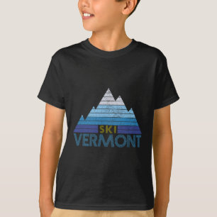 Camiseta Vermont Esqui Souvenir Vintage Esportes de Montanh
