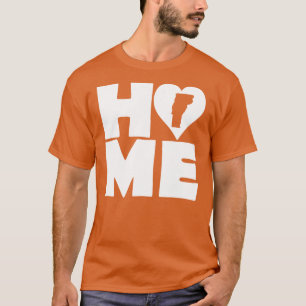 Camiseta Vermont Home Heart State Tees