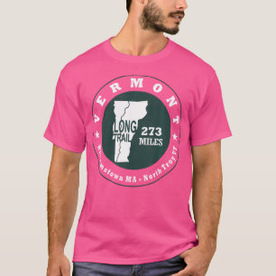 Camiseta Vermont Long Trail Hiking T Shirt Vermont Trekking