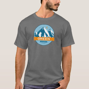 Camiseta Vermont, montanhas verdes