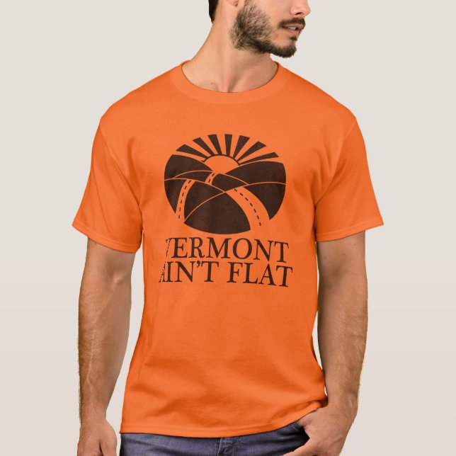 Camiseta Vermont não é liso (Frente)