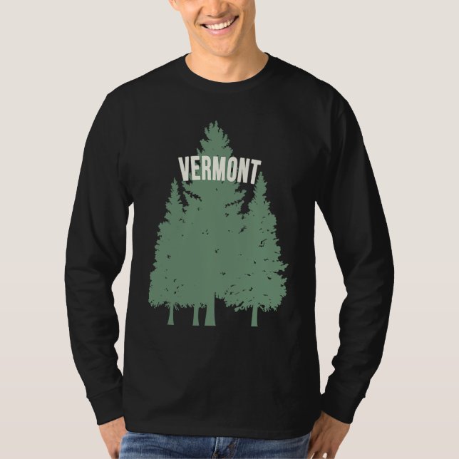 Camiseta Vermont Pine Tree (Frente)