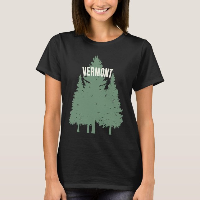Camiseta Vermont Pine Tree (Frente)