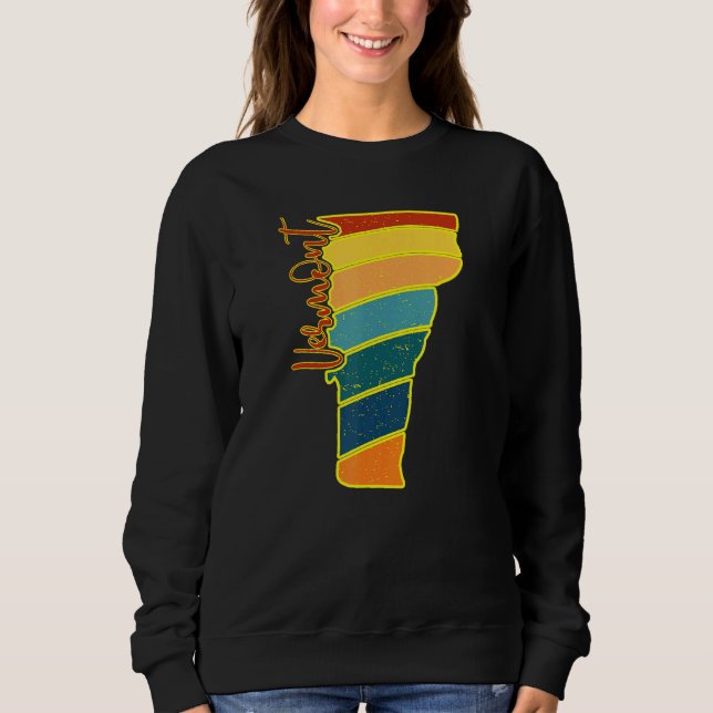 Camiseta Vermont State Pride Sunset I Love Vermont (Frente)