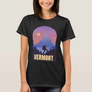 Camiseta Vermont State USA Caminhando Trip Souvenir