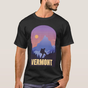 Camiseta Vermont State USA Caminhando Trip Souvenir