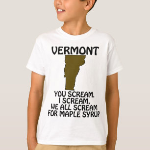 Camiseta Vermont - Você Grita, Eu Grito por Xarope de Bordo